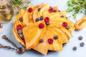 Блины на кефире заварные Блины на кефире заварные