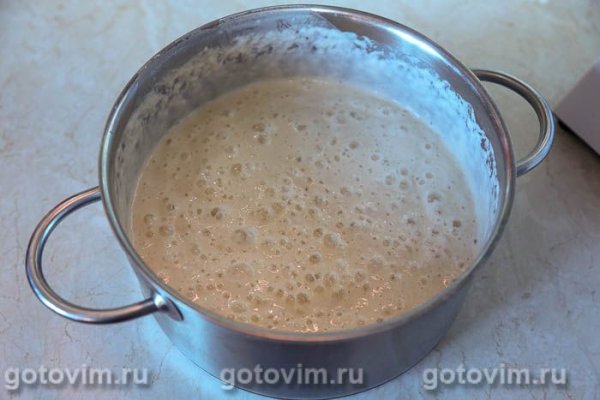 Толстые блины на дрожжах