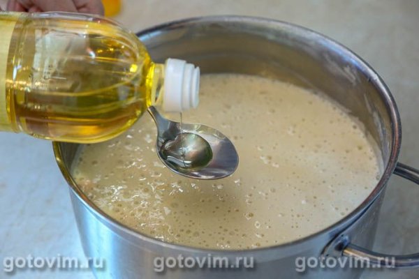 Толстые блины на дрожжах