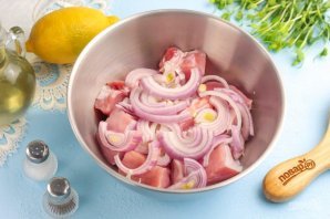 Шашлык из свинины с лимоном