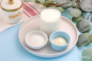 Желе из молока