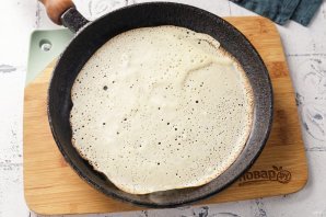 Блины с дырочками на кефире