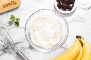 Блины с шоколадом и бананом