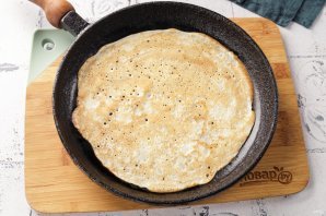 Блины с дырочками на кефире