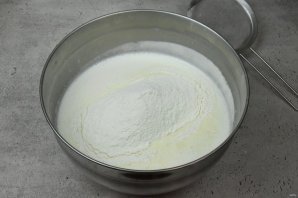 Заварные блинчики на йогурте