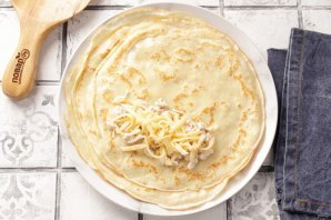 Блинчики с курицей Блинчики с курицей