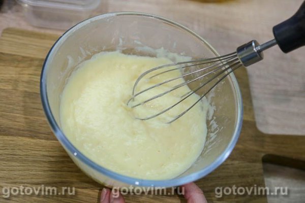 Десерт порционный с бисквитом и заварным кремом (Трайфл)