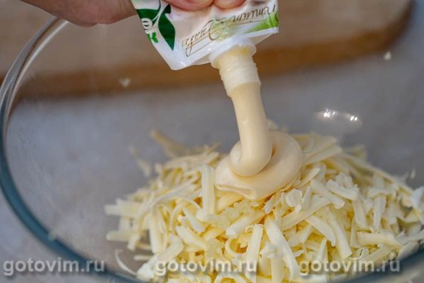 Блины с плавленым сыром и шпротами