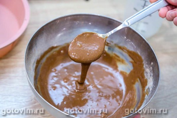 Шоколадный бисквит в микроволновке