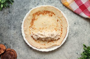 Блинчики с куриной грудкой