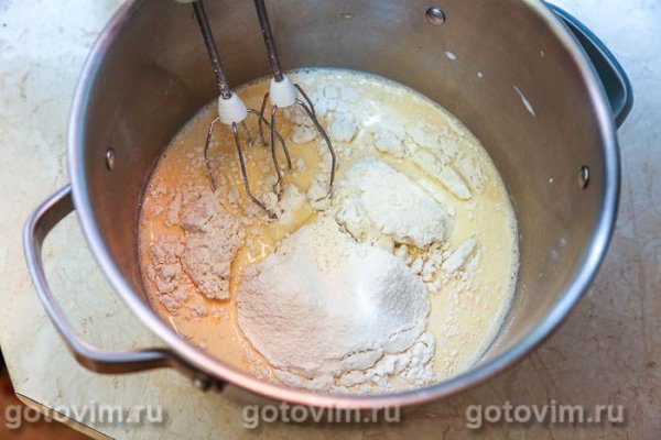 Блины заварные на молоке 