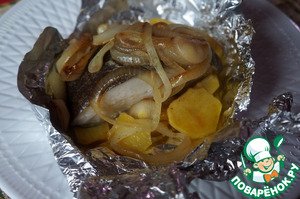 Палтус в фольге