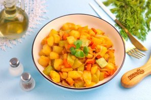 Рагу из кабачков и картофеля