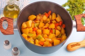 Рагу из кабачков и картофеля