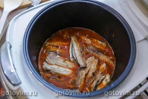 Салака в маринаде в мультиварке Салака в маринаде в мультиварке