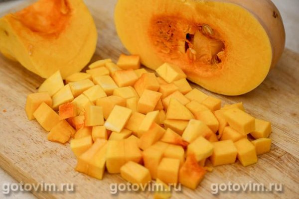 Перловка с мясом и тыквой Перловка с мясом и тыквой