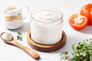 Домашний постный майонез