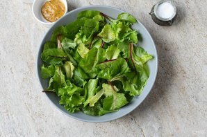 Постный салат