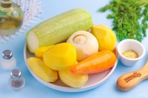 Рагу из кабачков и картофеля