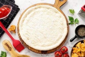 Постное тесто для пиццы