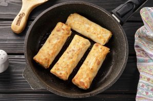 Блины с мясом и рисом