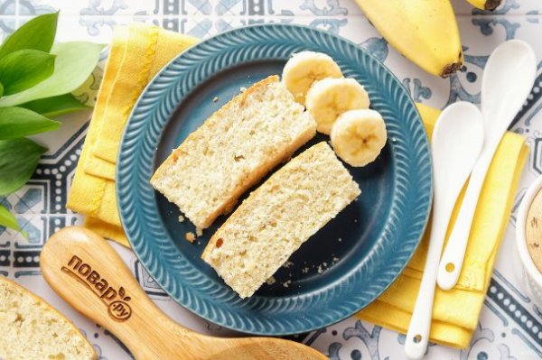 Банановый кекс в аэрогриле Банановый кекс в аэрогриле