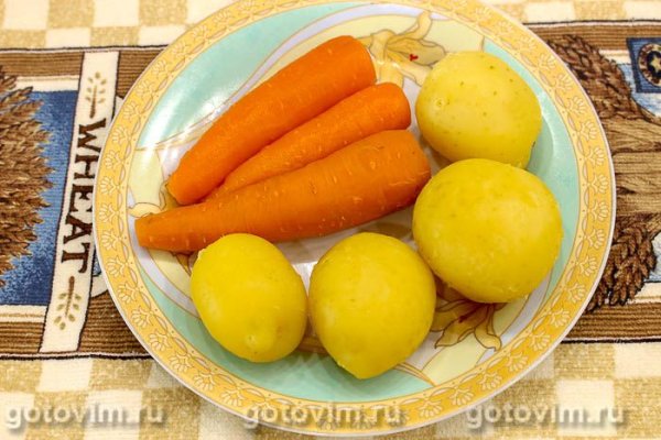 Порционный салат &laquo;Мимоза&raquo;