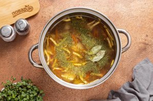 Постный суп с гречкой Постный суп с гречкой