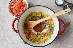 Постный овощной суп