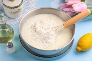 Блинный торт "Роза"