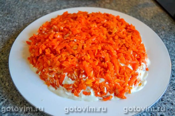 Салат диетическая Мимоза