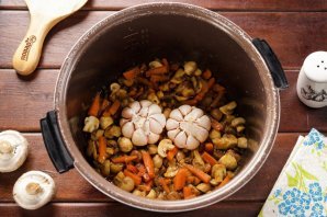 Постный плов в мультиварке