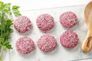 Котлеты свекольные постные