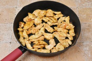 Птитим с курицей и брокколи Птитим с курицей и брокколи