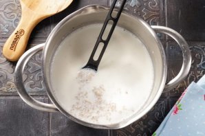 Каша ячневая на молоке