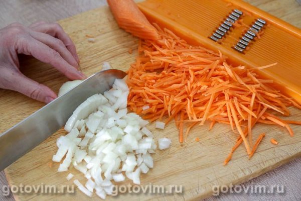 Гречка с фаршем в мультиварке