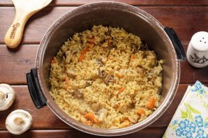 Постный плов в мультиварке