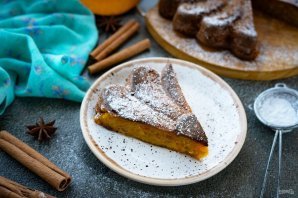 Постный тыквенный пирог Постный тыквенный пирог