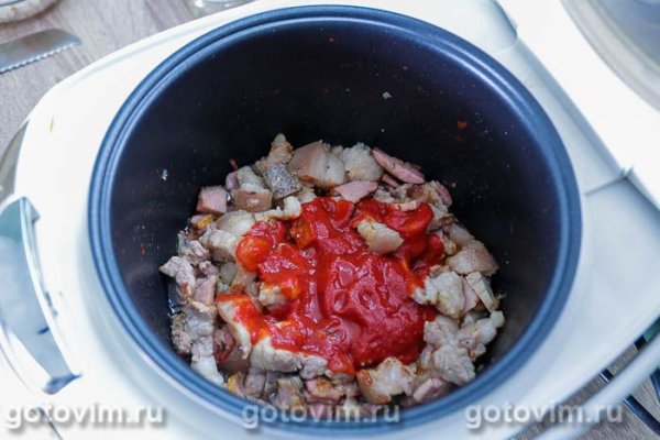 Бигус с квашеной капустой в мультиварке Бигус с квашеной капустой в мультиварке