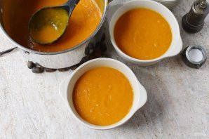 Постный суп из тыквы