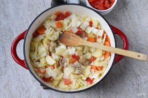 Овощи тушеные Овощи тушеные