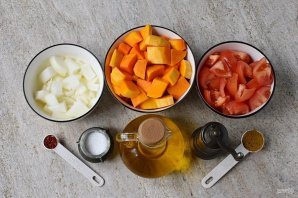 Постный суп из тыквы