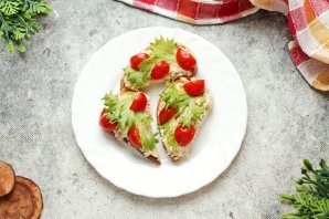 Бутерброды с горбушей консервированной