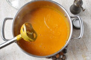 Постный суп из тыквы