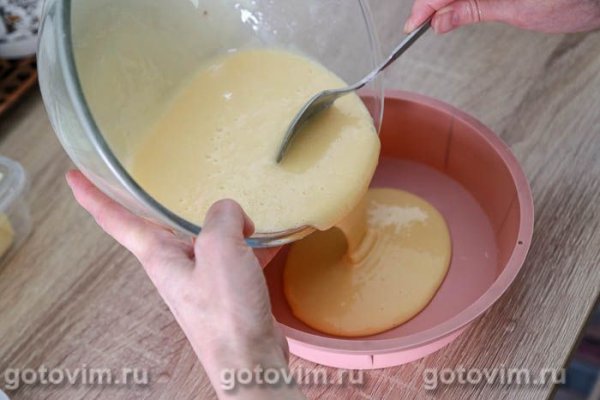 Ванильный бисквит в микроволновке