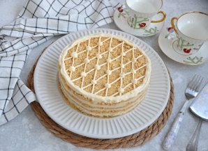 Торт "Пломбир" на сковороде