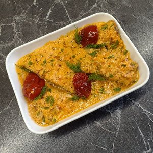 Белая рыба в ароматном соусе