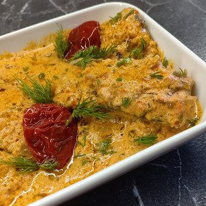 Белая рыба в ароматном соусе