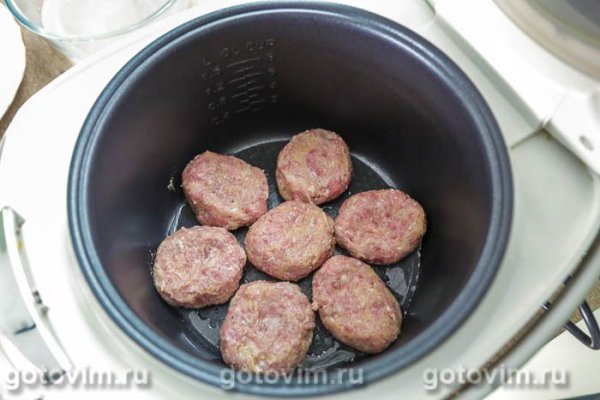 Жареные котлеты в мультиварке