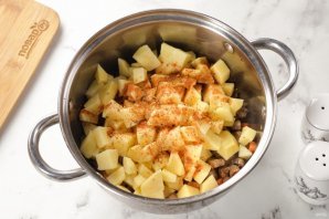 Постный суп